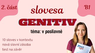 📚 GENITIV  slovesné vazby bez předložky 2 část úroveň B1B2 🇨🇿 [upl. by Haret]