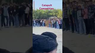 Catapult Competition MBM UNIVERSITY JODHPUR jani mbmuniversity catapult [upl. by Lipcombe]