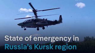 Russia alleges large scale Ukrainian incursion in Kursk region  DW News [upl. by Notlrahc304]