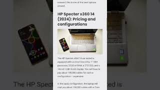 HP Specter x360 14 2024 review smartphone gaming samsungtabs8ultra tabs8ultra tablet [upl. by Letti619]