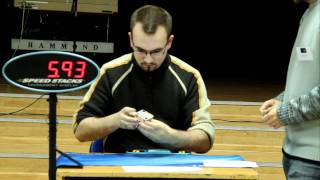 Adam Polkowski Sajgon Final 3x3 Cube Factory 2011  solve 1 [upl. by Eynenihc]