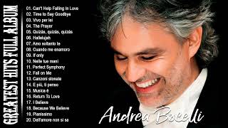 Andrea Bocelli Greatest Hits 2024 🎼 Best Songs Of Andrea Bocelli 🎼 Andrea Bocelli Full Album🎼 [upl. by Haimirej664]