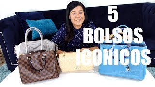 5 BOLSOS ICÓNICOS HERMES CHANEL DIOR LOUIS VUITTON [upl. by Schott]