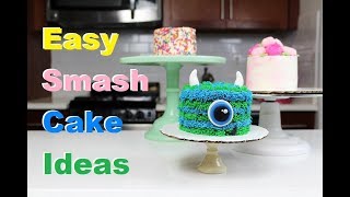 Easy Smash Cake Ideas  CHELSWEETS [upl. by Becker]