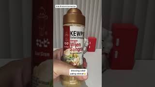 Salad dressing no 1 Kewpie🤪😋 cucok banget shopeehaul kewpie makan belanja murah promo [upl. by Rep]