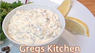 HOW TO MAKE TARTAR SAUCE  Gregs Kitchen [upl. by Othelia]