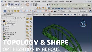 SIMULIA Howto tutorial  Topology and Shape Optimization in ABAQUS [upl. by Brade422]