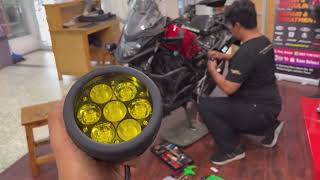 Unboxing amp Review Gold Runway 70Watt pasang di Honda CB500X [upl. by Hickie517]