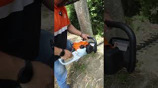 Cortasetos Stihl HS 45 de 272 cc con espada de 60 cm [upl. by Yelsnit]