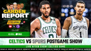 LIVE Celtics vs Spurs Postgame Show  Garden Report [upl. by Gilliette]