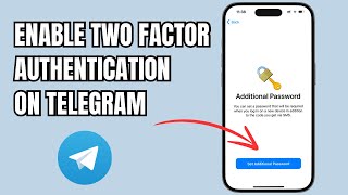 How to Enable Two Factor Verification On Telegram [upl. by Yddur863]