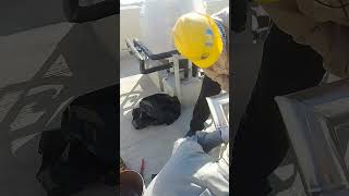 Copper pipe claddinginstallation insulationsuit hvacsystems construction fypyoutube shorts [upl. by Rebmyt]