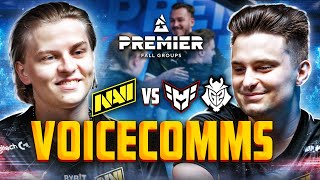 NAVI vs Heroic G2  CSGO Teamspeak at BLAST Premier Fall Groups 2023 [upl. by Scarito]