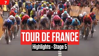 Tour de France 2024 Stage 5 Highlights [upl. by Bevon105]