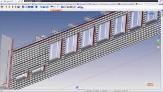 Bardage double peau dun bâtiment sur un modèle IFC [upl. by Anwat]