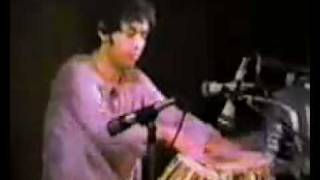 Zakir Hussain solo with Ajoy Chakraborty in harmonium [upl. by Lentha920]