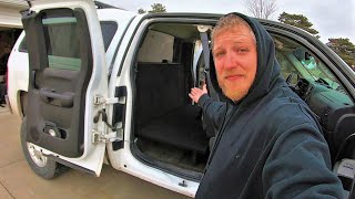 Finishing the Seat Delete on my 2009 Extended Cab Silverado [upl. by Ennahgiel]