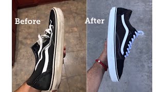 HOW TO CLEAN YOUR VANS LIKE NEW FOR FREE [upl. by Moina]