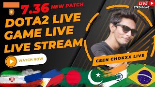 Dota2 New Patch 736 Gameplay Live Streaming Now  Crown Fall Act 2 Released Now [upl. by Maddy]