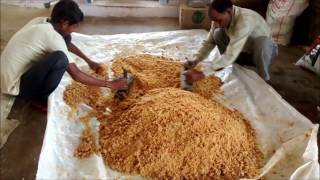 Organic jaggery powder manufacturing process panela sugar Muscovado sugar [upl. by Braca]