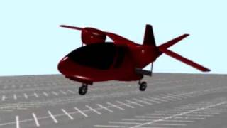 NASA Two Person VTOL Concept Using Circulation Control Nacelle [upl. by Saberhagen]