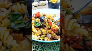 This easy eggplant pasta is so good shorts easyrecipe healthylifestyle [upl. by Esmeralda]