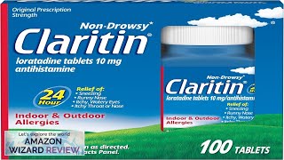 Claritin 24hr NonDrowsy Allergy Relief Loratadine Tablets 100ct Review [upl. by Buell]