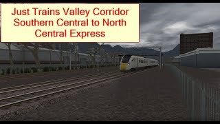 Just Trains Valley Corridor Southern Central to North Central Express [upl. by Aroel]