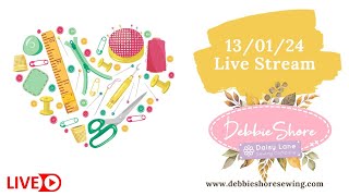 Debbie Shore Live Stream 170124 drawstring bag [upl. by Weismann]