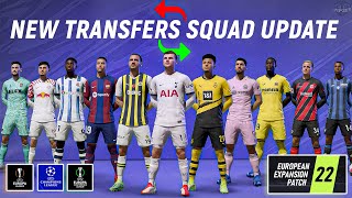 EEP 2324 Winter Squad Update V2 For FIFA 22 EA FC 24 Ratings New Transfers UEFA Groups [upl. by Itoyj]