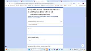 Akademisyen FBEGoogle Forms Kullanımı [upl. by Broddie750]