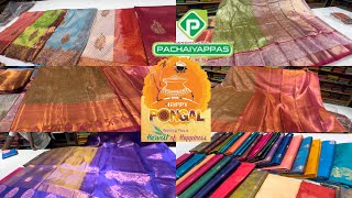 Tnagar Kanchipuram Pachaiyappas Low Budget Wedding Silk Sarees Rs2275 To 3675 Pure Soft Silk Saree [upl. by Arihaj388]