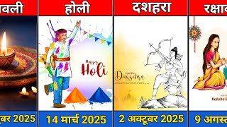 Festival of India  Festival Calendar 2025 [upl. by Petr]