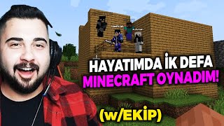 HAYATIMDA İLK DEFA MINECRAFT OYNADIM PESİ BIRAKMAMA SEBEP OLABİLİR BU OYUN wEKİP [upl. by Haeluj312]