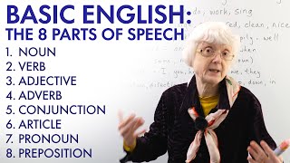 Basic English The 8 Parts of Speech [upl. by Einahpehs73]