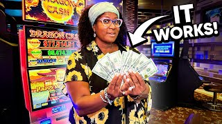 We WON on Slot Machines in Las Vegas using a YouTube Strategy [upl. by Sedrul]