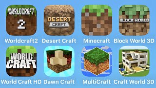 Worldcraft 2 Desert Craft Minecraft Block World 3D World Craft HD Dawn Craft MultiCraft [upl. by Dukey]