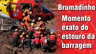 Brumadinho  O EXATO momento do estouro da barragem  Os valores de um Bombeiro Militar [upl. by Quarta]