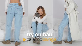 TRY ON HAUL  TO UPOLOWAŁAM NA ZALANDO LOUNGE [upl. by Kubis]