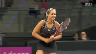 Sabine Lisicki vs Christina McHale 2011 Copa Federación PO Highlights [upl. by Navaj376]