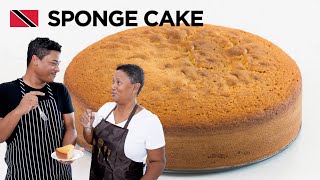 Traditional Sponge Cake Recipe for Christmas by Chef Shaun 🇹🇹 Foodie Nation [upl. by Vladamir]