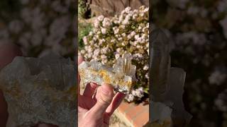 Cool Little Crystal Cluster From My Claim 🔊 crystals mining rockhounding crystal [upl. by Ehling400]