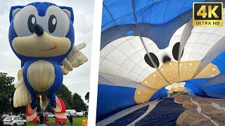 MJ Ballooning  Saturday PM amp Sonic the Hedgehog Inflation  Oswestry Balloon Carnival 2024 4K UHD [upl. by Caniff]