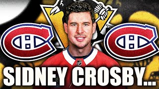 RE SIDNEY CROSBY amp THE MONTREAL CANADIENS Pittsburgh Penguins Talk [upl. by Trudy]