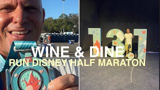 Rundisney Wine amp Dine Half Marathon Epic Experience  rundisney [upl. by Herzen]