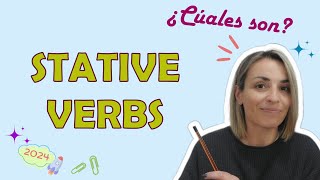 💚Qué son los STATIVE VERBS y cómo se usan  Explicación y ejemplos en español [upl. by Eenolem290]