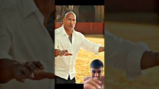 Rock Funny Fight Scene 😅  shorts rednotice movieclips action [upl. by Eelarak]