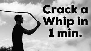 How to Crack a Bullwhip in 1 Minute  Caliber Whips [upl. by Zippora728]