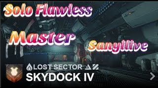 Destiny 2 Skydock VI Solo Flawless Master Lost Sector EDZ [upl. by Hanauq]