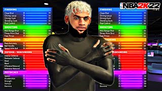 NEW BEST 6’10 CENTER BUILD on NBA 2K22 95 REBOUND  87 SPEED  ELITE CONTACT DUNKS  BIGMAN DUNKS [upl. by Sukul]